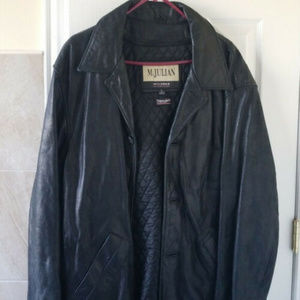 M. Julians Wilson 100% Leather Motorcycle Jacket